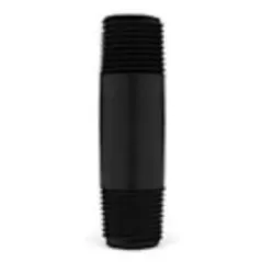 Black Polypropylene Plain Pipe Nipple 1/2 in. x 3 in. | PN1/2X3