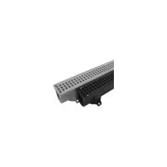 3.42" x 3.89" ABS Gray For Ductile and Skinny Trench Channel Drains Closed End Cap | PLKPL90861CEG