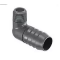 1" x 1/2" 90 Elbow PVC Insert x MPT | 1413-130