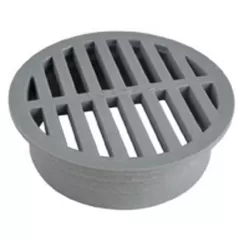 NDS ROUND GRATE GREY 4" | NDS12