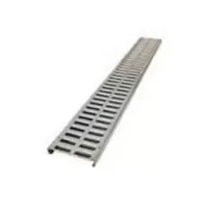 24" Rectangular Steel Gray Channel Grate | NDS254