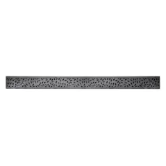 36" Rectangular Polypropylene Black Mini Decorative Botanical Channel Grate |  554