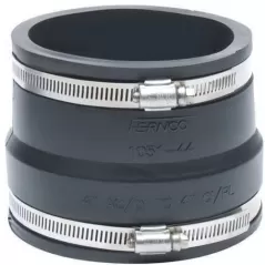 PVC Flexible Coupling 4 in. AC/Ductile Iron x Cast Iron/Plastic 1051 Series | 105144