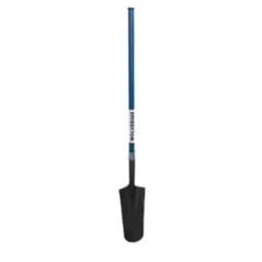 14" 14 ga Steel Blade Fiberglass Handle Drain Spade | WLVFL400