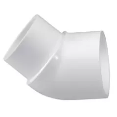 3" 45 Street Elbow PVC Sch. 40 Spigot X Slip | 423-030