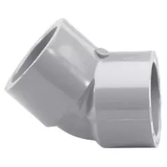 Sch. 80 PVC Elbow 4 in. Socket Gray C 45 Degree Standard | 817-040C