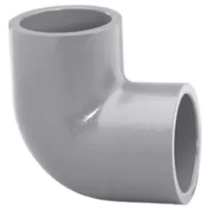 3" PVC Elbow, Sch. 80, C Standard, Socket Gray | 806-030C