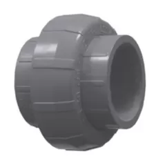 Sch. 80 Gray PVC Union 4" Socket with EPDM O-Ring Seal | 897040