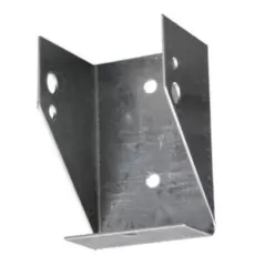 2" x 4" x 2.48" Steel Hot-Dip Galvanized Rail Mounting Bracket | WTSFB24
