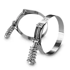 6" 300 Stainless Steel 95130 Series T-Bolt Clamp | WWFTBOLTCLAMP060