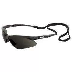 Safety Glasses, Gray Lens High Impact Wraparound Temple Octane