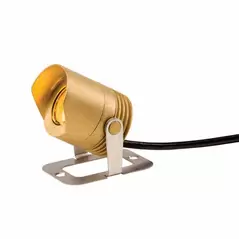 Underwater Light, 2 W 2700K Integrated LED Natural Brass Die-Cast C360 Brass Zoning