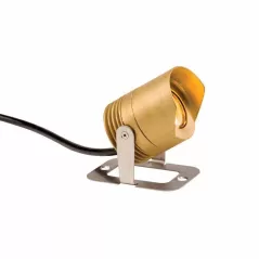 Underwater Light, 9.1 W 2700K Integrated LED Natural Brass Die-Cast C360 Brass Zoning/Color Changing