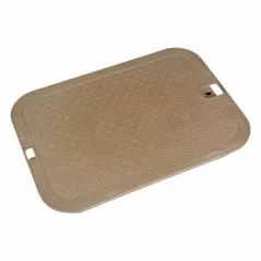 14" x 19" Rectangular Sand Irrigation Control Valve Standard Overlapping Valve Box Cover Only | NDB113CSAND