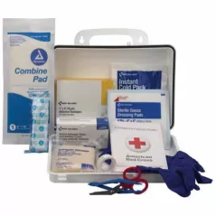 First Aid Kit, 19" x 16" x 11" 25-People Plastic