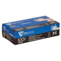 Disposable Gloves, Large Nitrile Blue