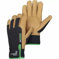 Flex Gloves, Medium Goatskin Black CZone Series Kobolt Winter