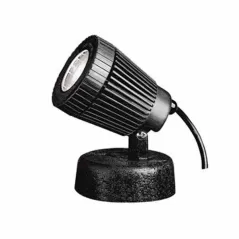 Underwater Accent Light, 4 W Bi-Pin MR-16 LED/Incandescent Black Thermoplastic Composite Resin