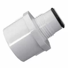 1-1/2" x 1-1/4" Male Acme x Female Acme PVC Schedule 40 Swing Joint Adapter | LSC539212