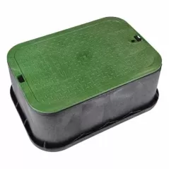 NDS Valve Box Extension, 14" x 19" x 6" Black Box Irrigation Control Valve | 115