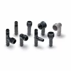 Adapter, 1/2"MNPT x Barb Plastic SB Series Spiral