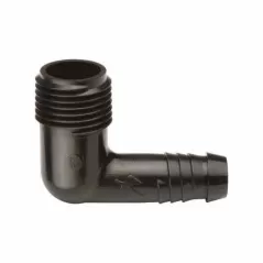 Rain Bird Elbow, Mnpt X Barb Plastic SB Series 90° Spiral | A46010