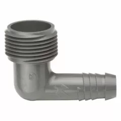 Rain Bird Elbow, MNPT x Barb Plastic SB Series 90° Spiral | A46011