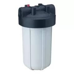 1" NPT 30 to 100 psi Gray Sump Black Cap Heavy-Duty Filter Housing | APLW10PR