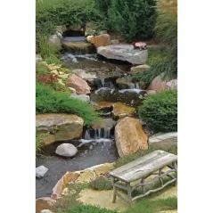 Aquascape Waterfall Kit, 7793 gph Pondless w/26' AquaSurge Pump Large | 53041