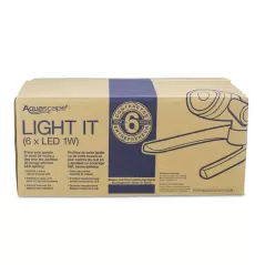 1 W 3000K LED Die-Cast Metal Housing 45 Lumens 6/Pack Spot Light | AQS84045