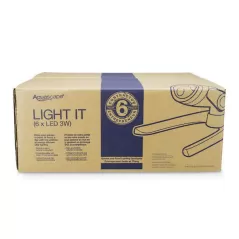 3 W 3000K LED Die-Cast Metal Housing 150 Lumens 6/Pack Spot Light | AQS84047