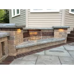 1-1/2" FIPT 24" x 8-1/2" x 4" 2400 gph Copper 304 Stainless Steel Spillway | AWGCS24