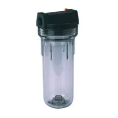 3/4" NPT Clear Sump Black Cap Standard Filter Housing | APLWC34PR
