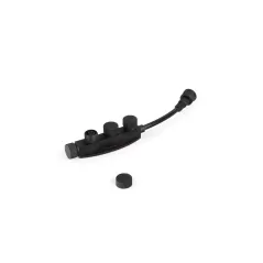 4" Wire Color Changing 4 Outlet InfiColor Block Splitter | AWGCCBSX4