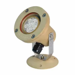 4 W GU5.3 MR-16 2700K LED Natural Brass Cast Brass Atlantis 16 Odyssey Series Water Light | UNIAT1612L427DB