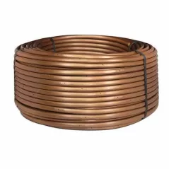 Rain Bird XFS Polyethylene Subsurface Dripline 1/2" x 100' 0.6 gph 12" Space Shiny Metallic Copper In-Line Copper Shield Technology Emitter Tubing | X48000