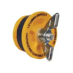 1-1/2" Yellow Metal End of Pipe Gripper Plug | CHR270210