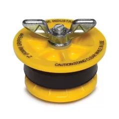 2" Yellow Metal End of Pipe Gripper Plug | CHR270229