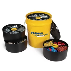 5 gal Yellow Plastic Storage Pail | KNG47405