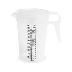 16 oz HDPE Natural Chemical Measuring Pitcher | AXIPM16