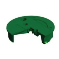 10" Round Green Electrical T-Cover | CRS09104005