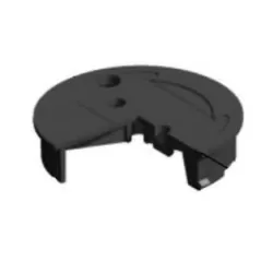 10" Round Purple Blank T-Cover | CRS09104017