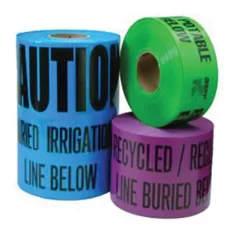 1000' x 3" Polyethylene Red Non-Detectable Marking Tape | CSTTAND3RE