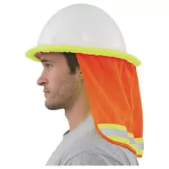 Orange Polyester Mesh Neck Shield | ERB19282