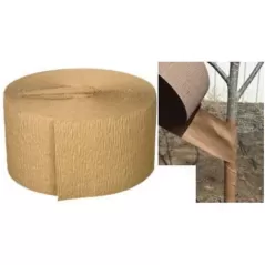 150' x 3" x 0.024 to 0.03" Wood Pulp Brown/Wax Coated Paper Tree Wrap | TREWRAPBP3150