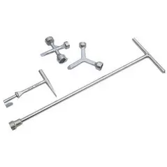 Meter and Curb Box Lid Key, 5.5" Ductile Iron For Yoke Boxes