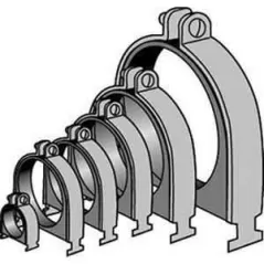3-1/8" Electrogalvanized 1008-1018 Carbon Steel Cushion Clamp Assembly | ANVCC318