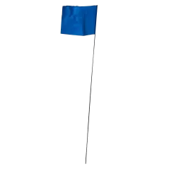 4" x 5" Blue Glo 100/Bundle Marking Flag | FLG4X5BLUEGLO