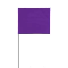 4" x 5" Purple 100/Bundle Marking Flag | FLG4X5PURPLE