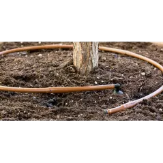 Hunter MLD Drip Irrigation Line 1/4" x 100' 0.5 gph 6" Space Black | MLD0506100BL